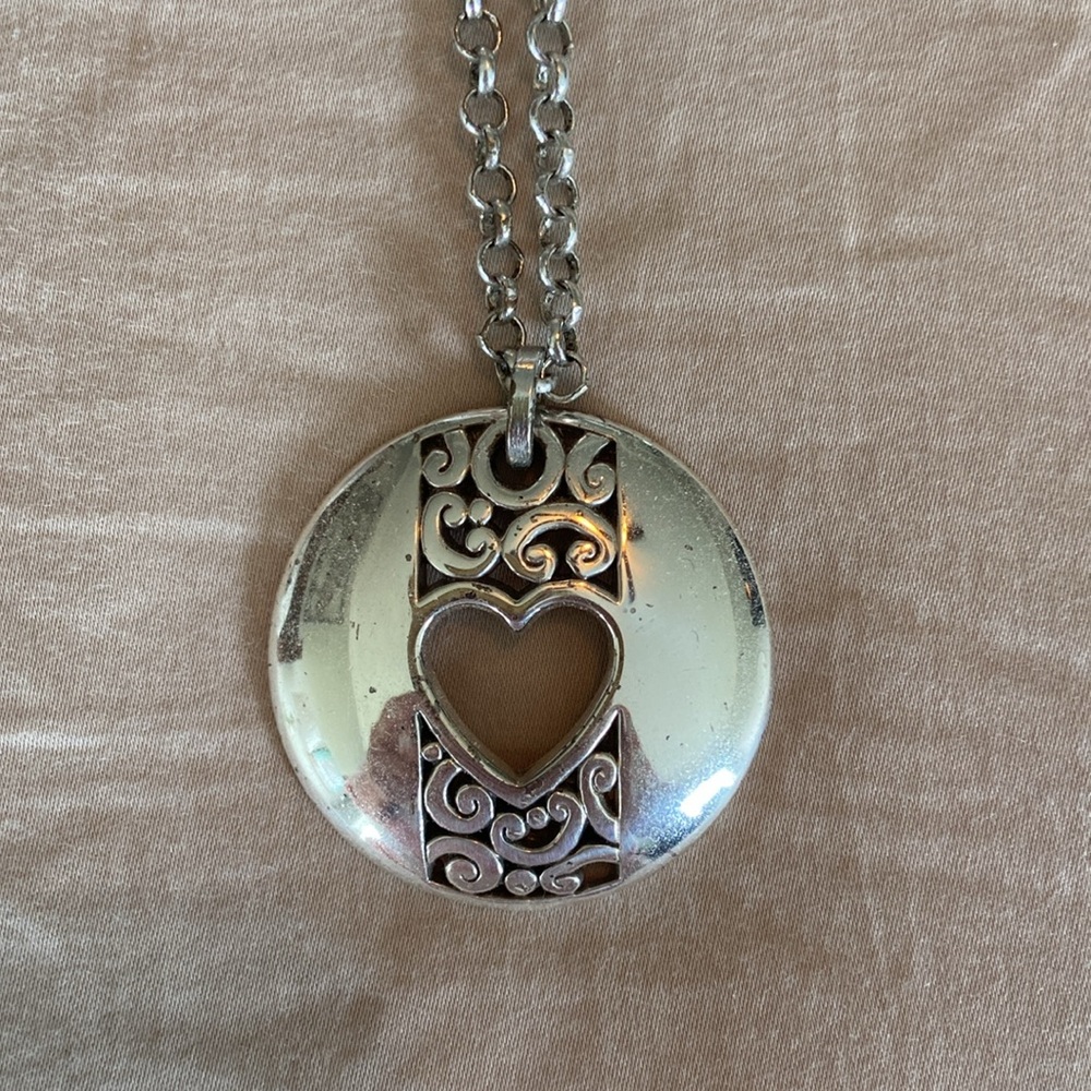 Brighton- Necklace and bracelet set ( silver in color) - Picture 2 of 7